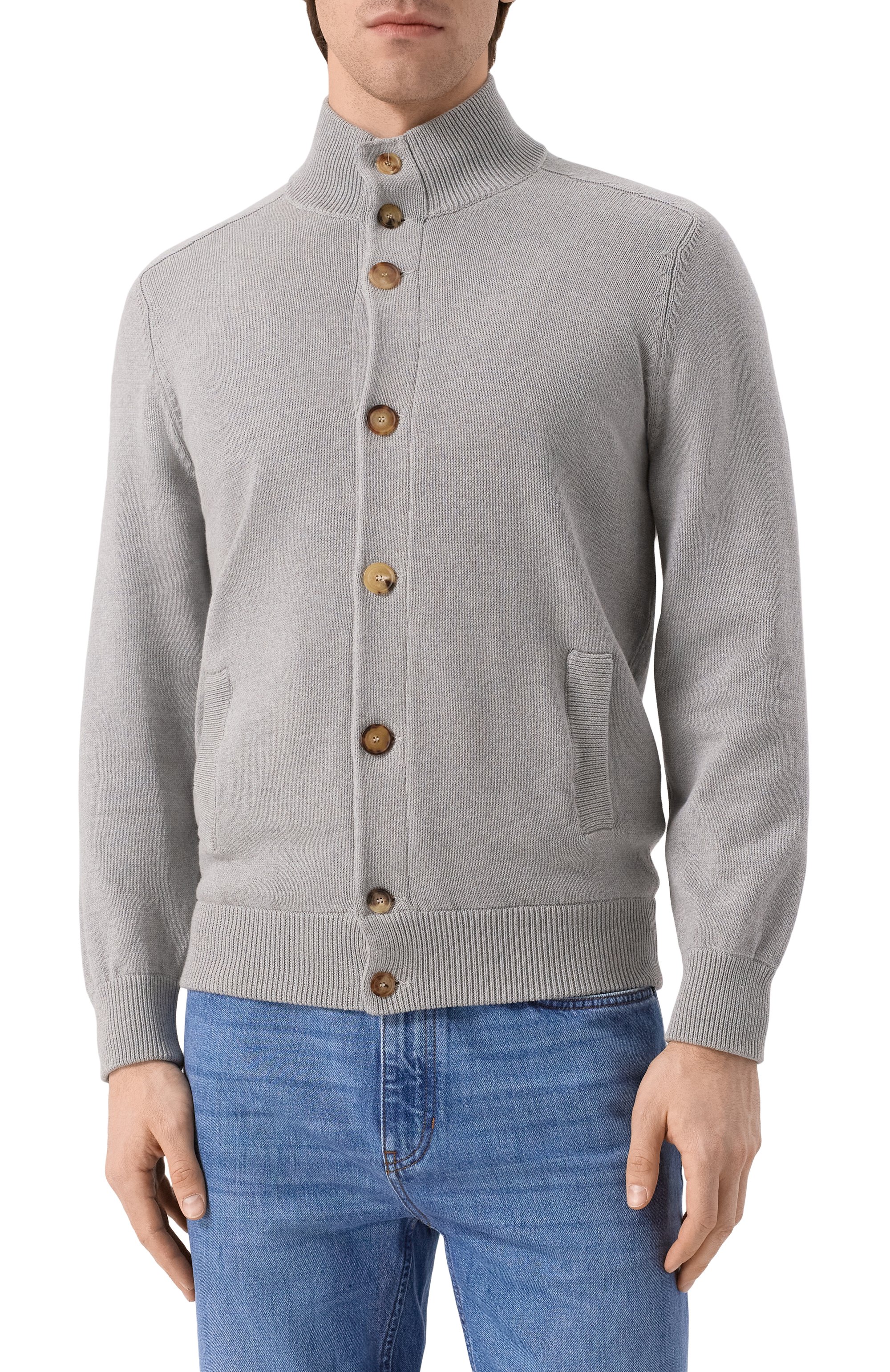 Хлопковый кардиган BRUNELLO CUCINELLI, арт. M28707006, фото 3