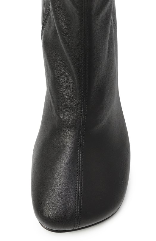 Кожаные ботильоны Dries Van Noten WW232-358/140 Чёрный  WW232-358/140 Фото 6