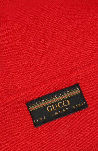 Шерстяная шапка GUCCI, арт. 612118/4G332, фото 3