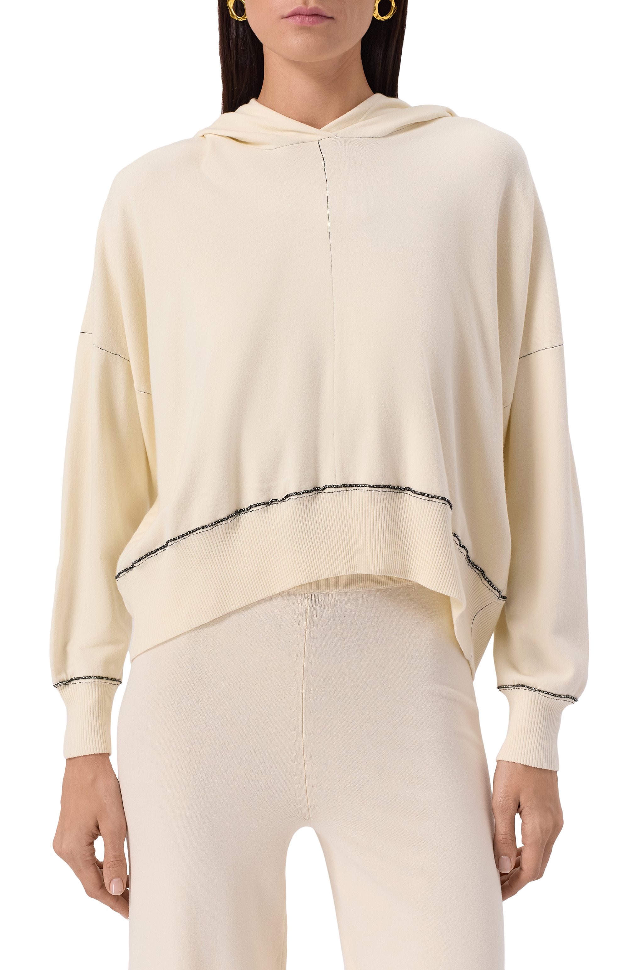 Худи из вискозы ISABEL BENENATO, арт. DK03S25, фото 3