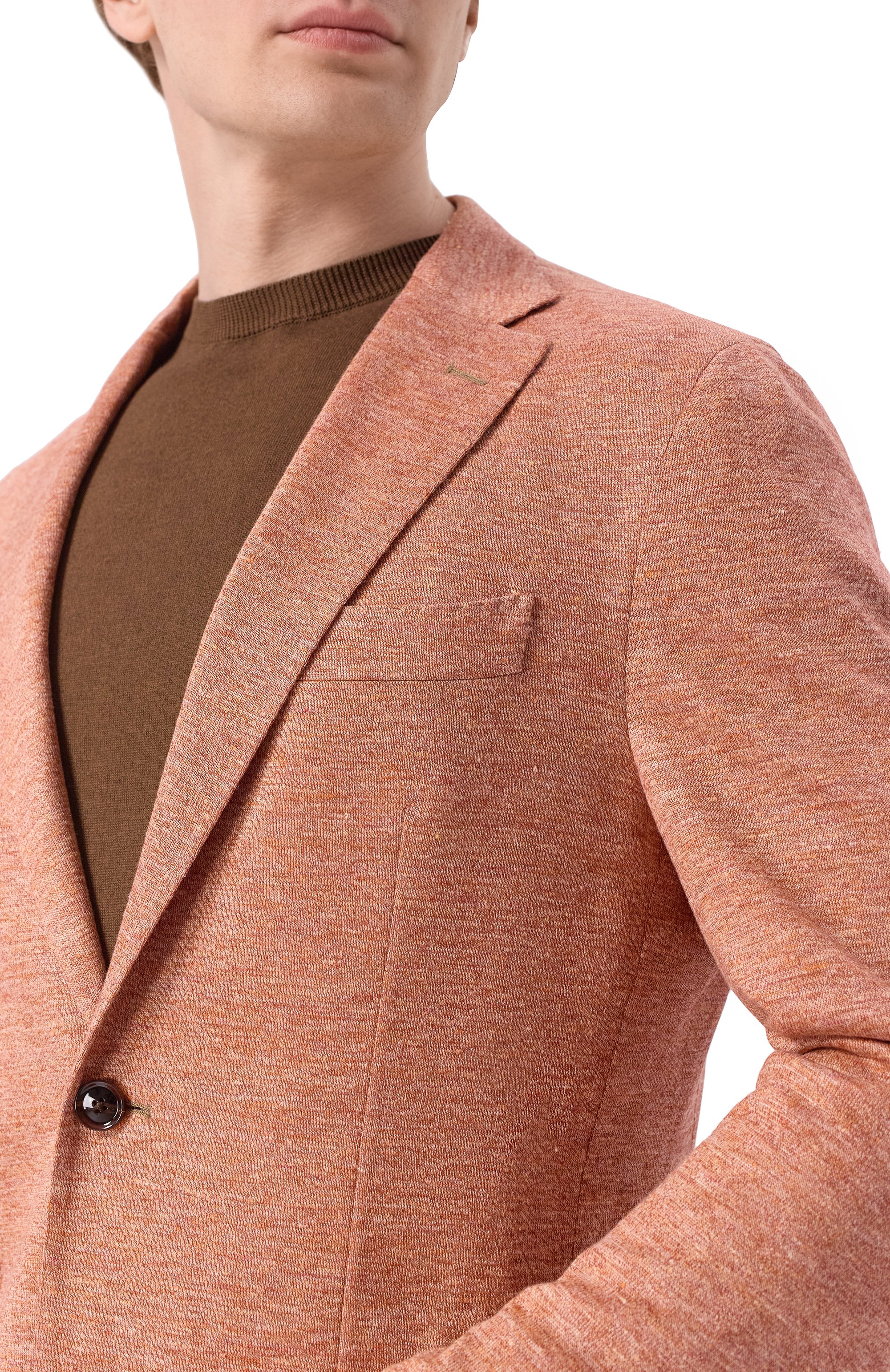 Пиджак изо льна и хлопка ANDREA CAMPAGNA, арт. BIELLA/MULTILIN0 17717, фото 5