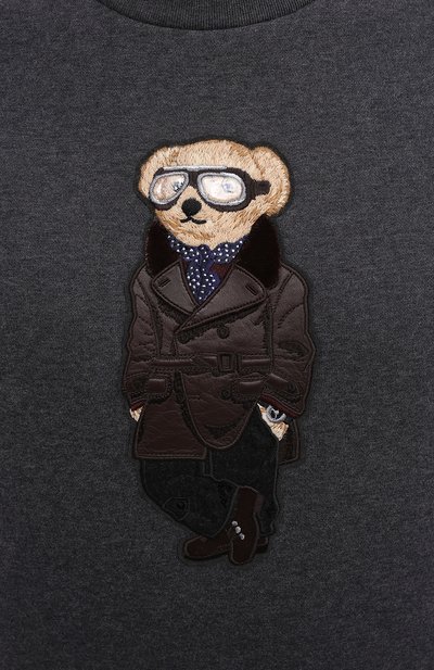 Хлопковый свитшот RALPH LAUREN, арт. 790808305, фото 5