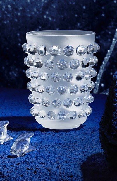 Ваза mossi LALIQUE прозрачного цвета по цене 445500 руб., арт. 1220700MIL24, фото 2 Ваза mossi LALIQUE, арт. 1220700MIL24, фото 2