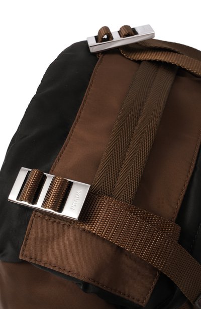 Рюкзак PRADA коричневого цвета по цене 399500 руб., арт. 2VZ121V/D0M2DMG, фото 5 Рюкзак PRADA, арт. 2VZ121V/D0M2DMG, фото 5