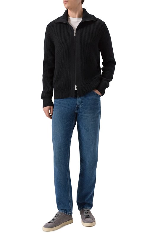 Шерстяной кардиган Gran Sasso 23112/25075 Чёрный  23112/25075 Фото 2