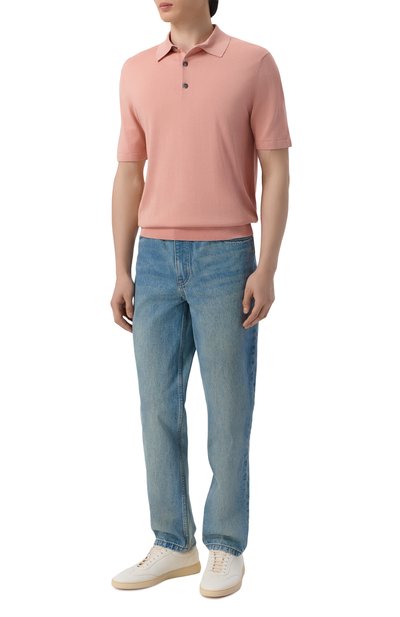 Поло из шелка и хлопка 12 STOREEZ, арт. 136308, фото 2