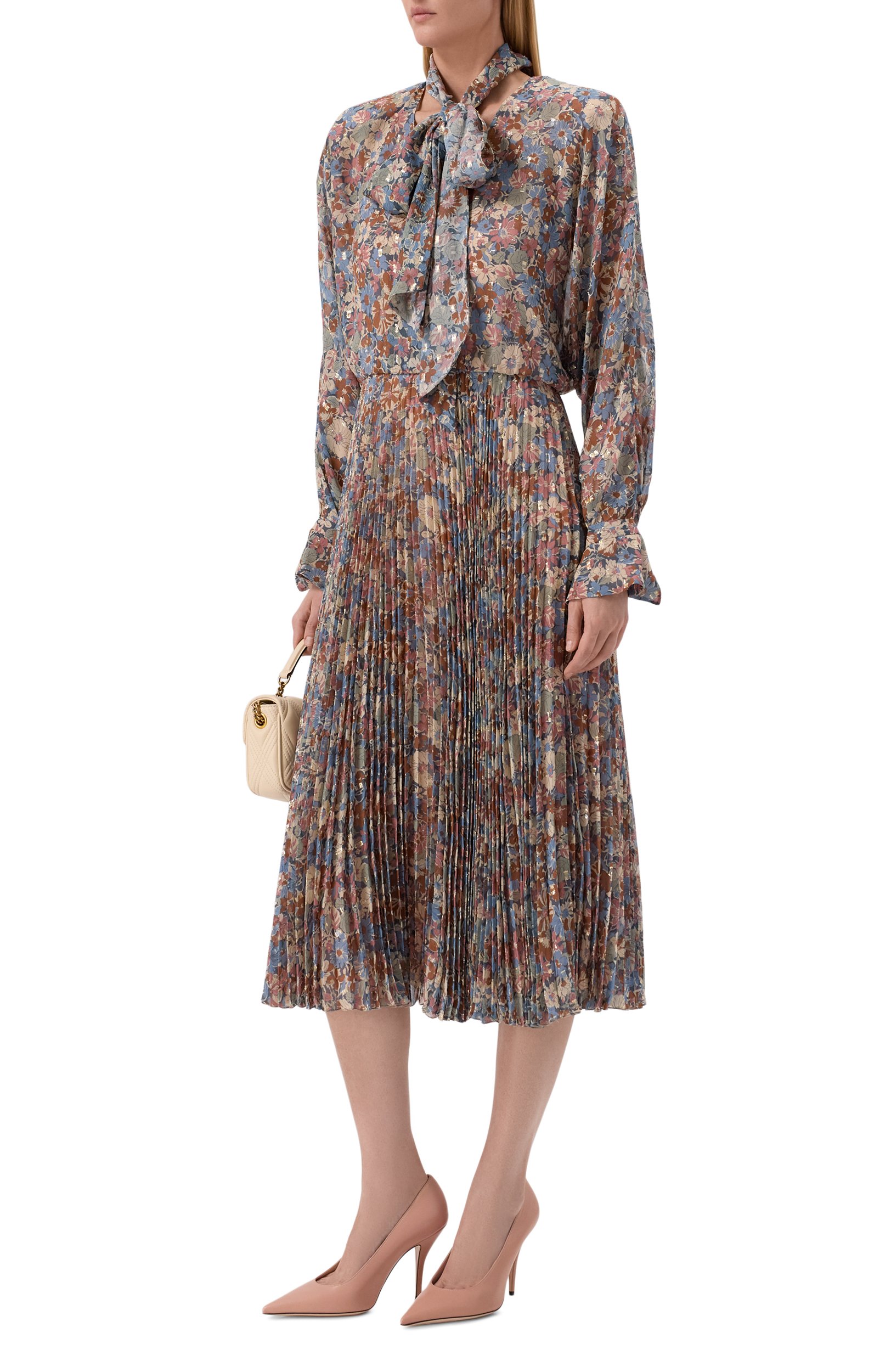 Кожаные туфли cuttie 100 VALENTINO бежевого цвета по цене 113000 руб., арт. 9W2S0PZ5/DDT, фото 3 Кожаные туфли cuttie 100 VALENTINO, арт. 9W2S0PZ5/DDT, фото 3