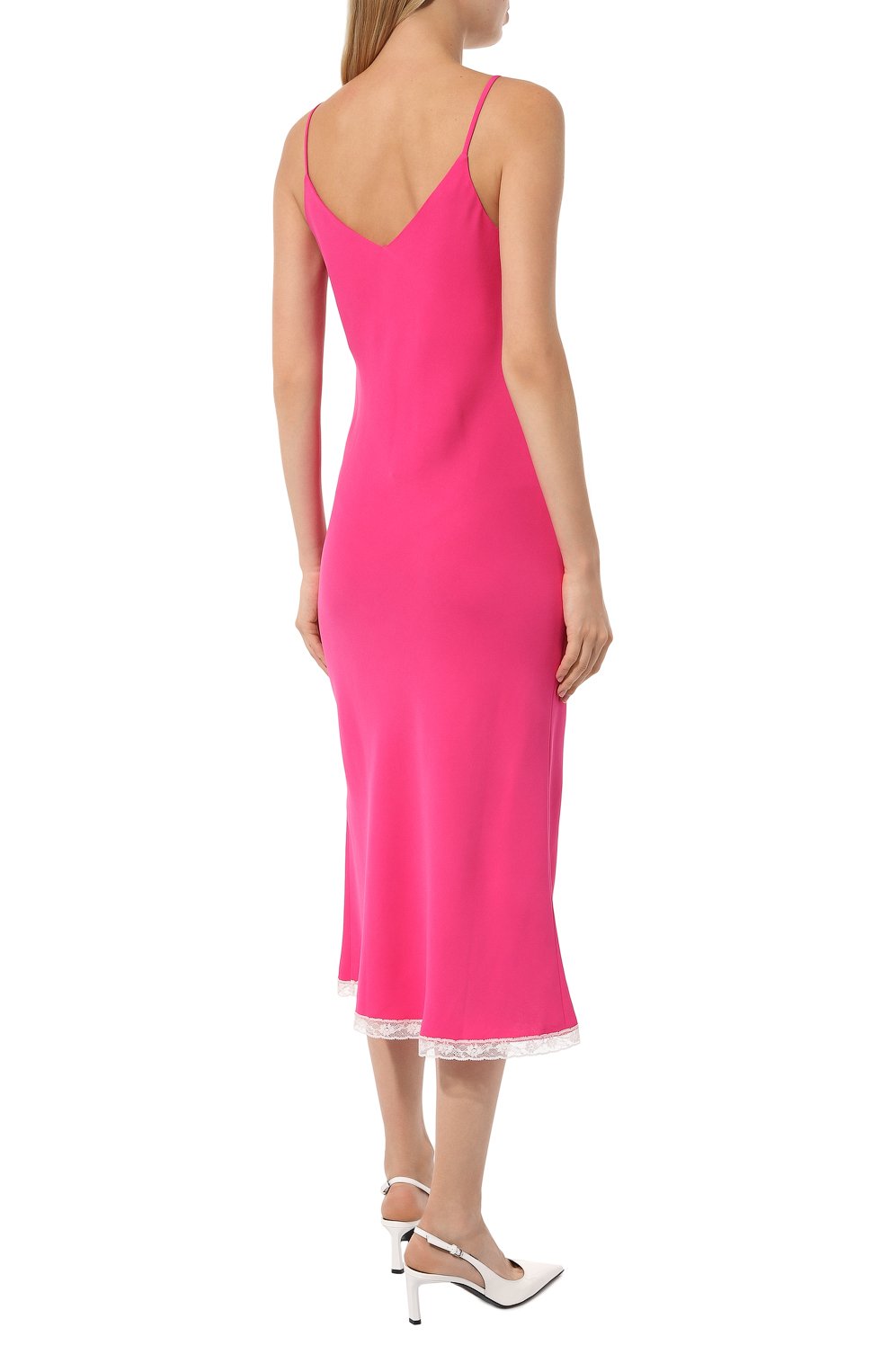 Платье из вискозы NOBLE&BRULEE фуксия цвета по цене 75000 руб., арт. NB04/240323/2124, фото 4 Платье из вискозы NOBLE&BRULEE, арт. NB04/240323/2124, фото 4