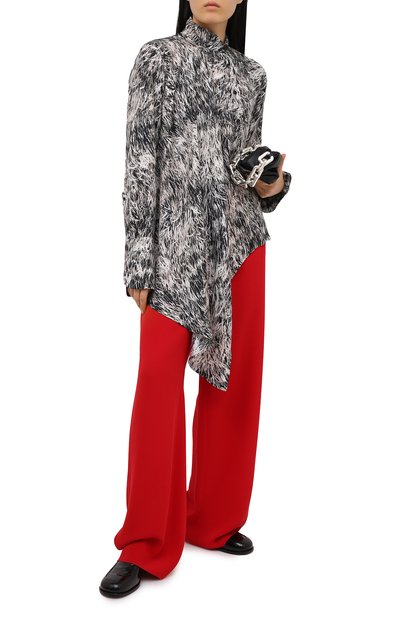 Шелковые брюки VALENTINO, арт. VB3RB4551MM, фото 2