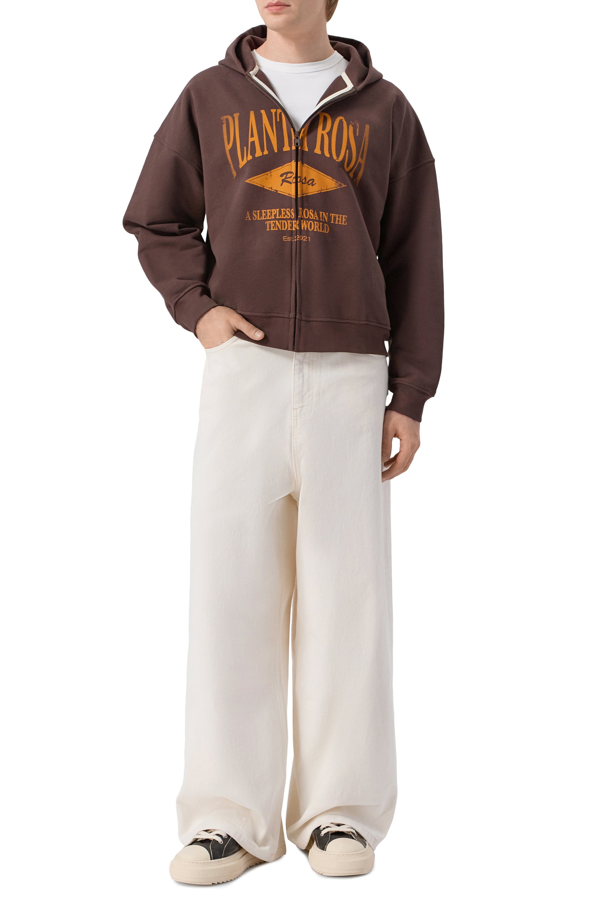 Джинсы PLANTA ROSA кремового цвета по цене 29500 руб., арт. PR/JEANS007, фото 2 Джинсы PLANTA ROSA, арт. PR/JEANS007, фото 2