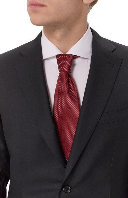 Шелковый галстук Stefano Ricci CXL/57000 Бордовый  CXL/57000 Фото 2