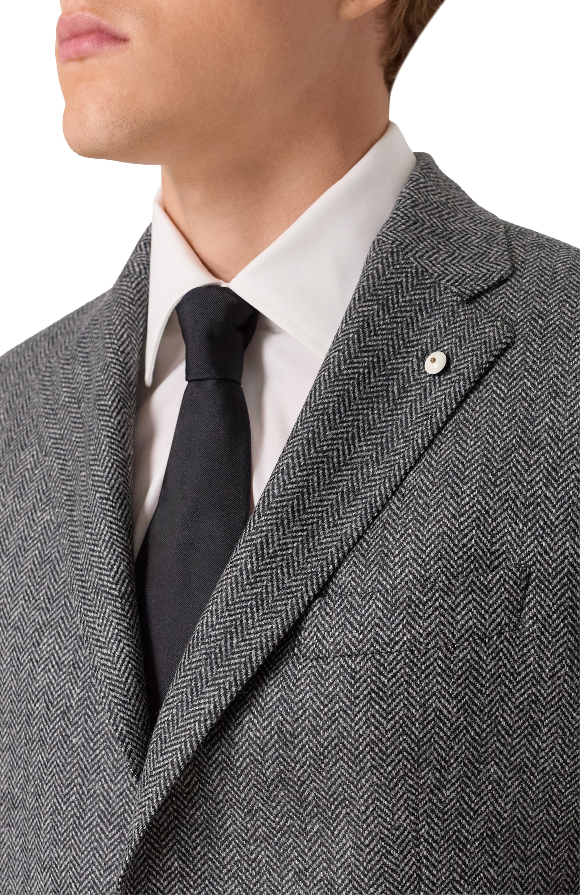 Пиджак из шерсти и кашемира L.B.M. 1911 темно-серого цвета по цене 105000 руб., арт. 2692/52617, фото 6 Пиджак из шерсти и кашемира L.B.M. 1911, арт. 2692/52617, фото 6