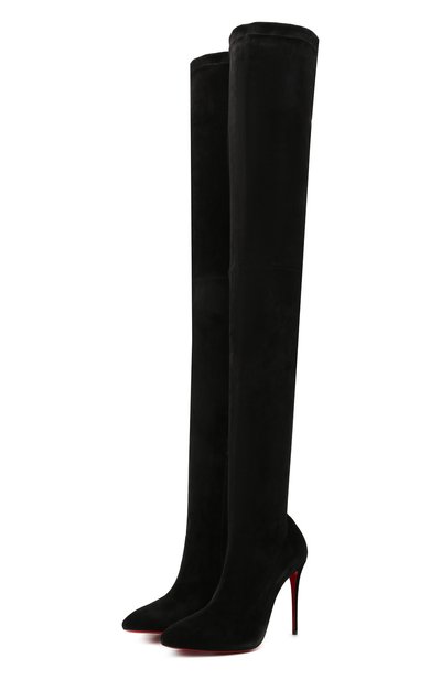 Замшевые ботфорты elouix 100 CHRISTIAN LOUBOUTIN, арт. 3191027/EL0UIX 100, фото 1