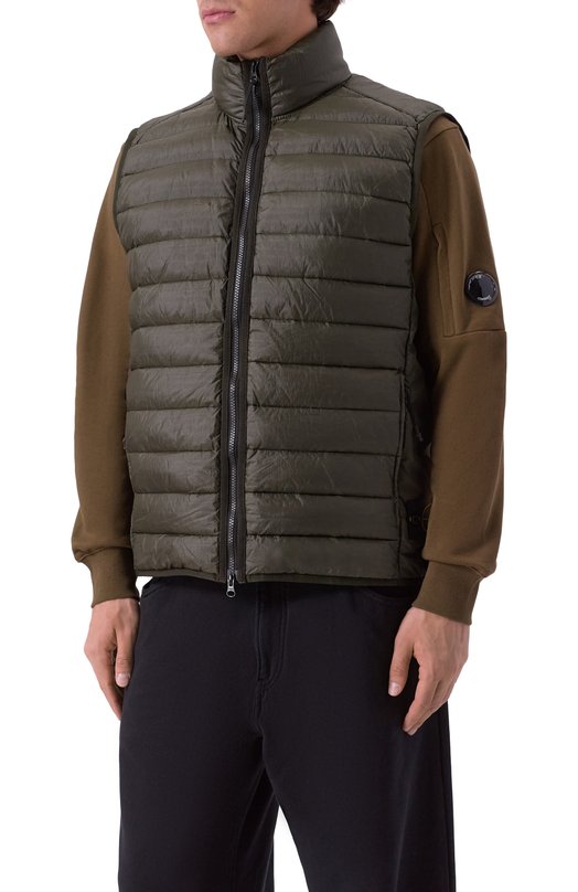 Утепленный жилет Stone Island K1S15G100007S0024 Хаки  K1S15G100007S0024 Фото 3