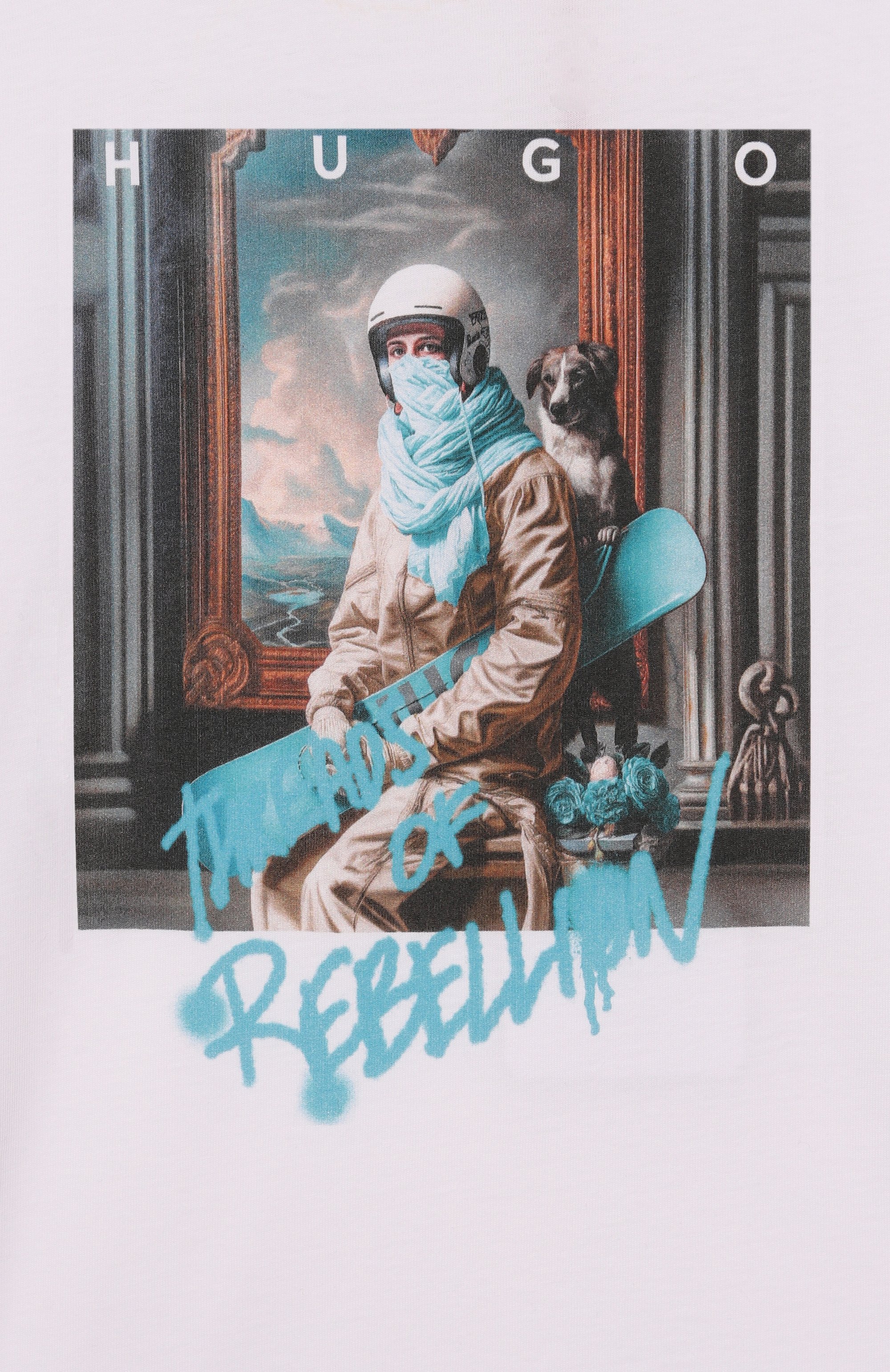 Хлопковая футболка HUGO, арт. G00442, фото 3