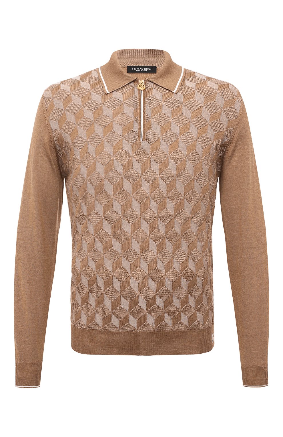 Поло из шерсти и шелка STEFANO RICCI, арт. KE08001P30/E23371, фото 1