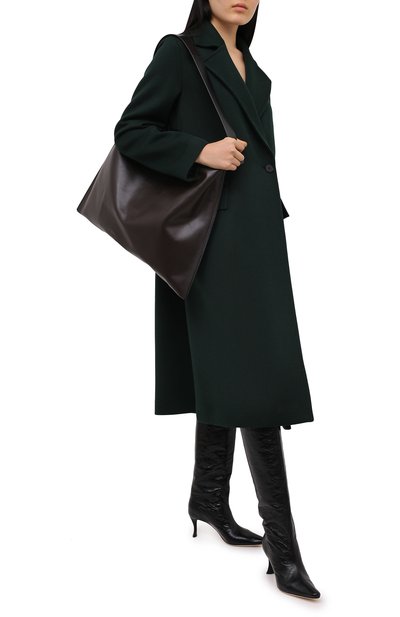 Кожаные сапоги stevie 42 BY FAR, арт. 20PFSVIDBLCRE, фото 2