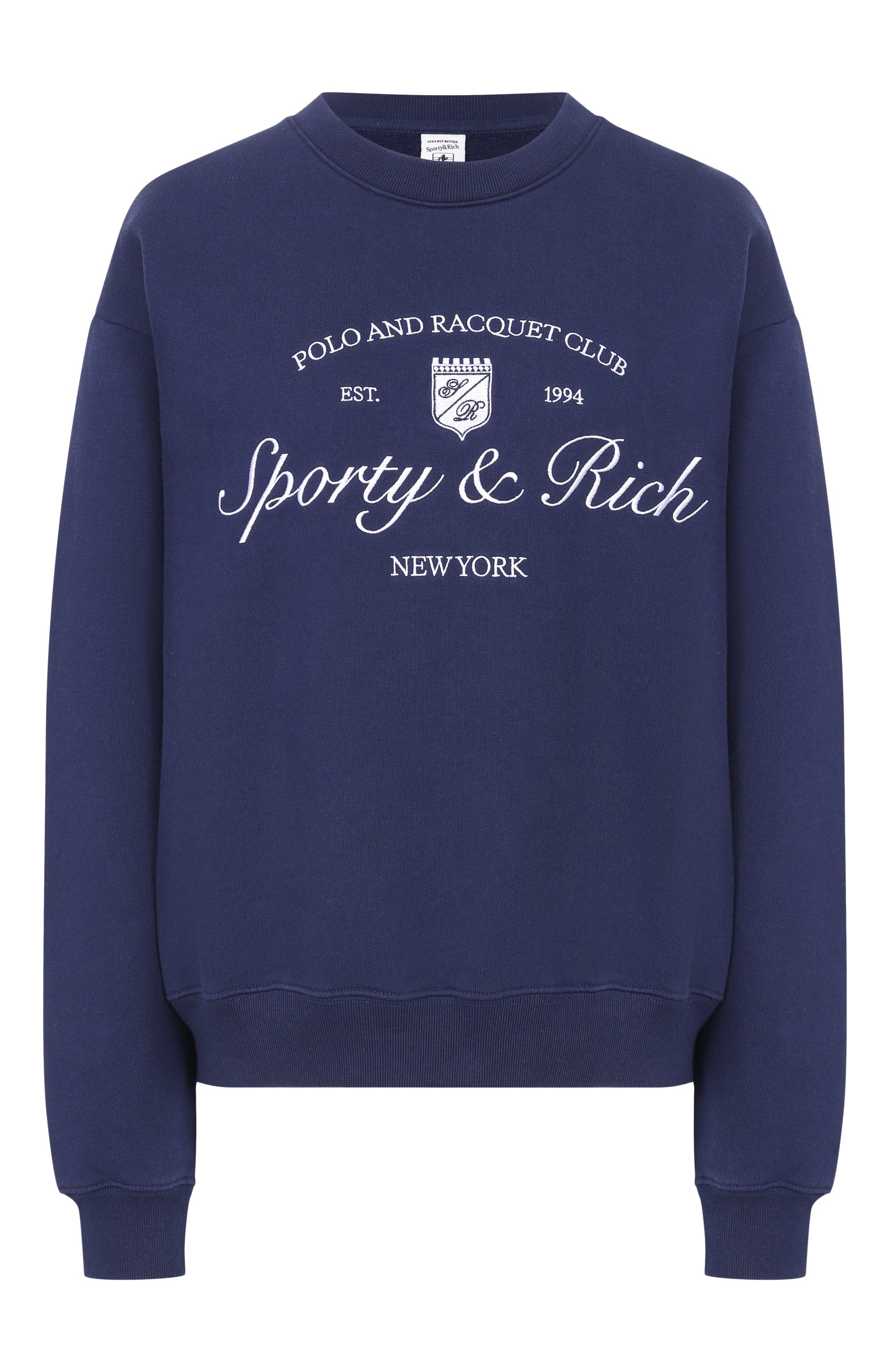 Хлопковый свитшот SPORTY AND RICH, арт. ST09875412BL106, фото 1