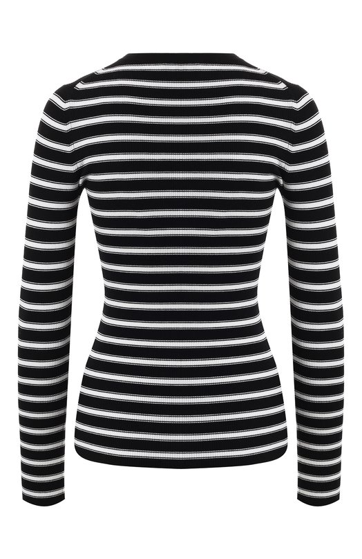 Пуловер из вискозы Michael Kors Collection Чёрный, белый, фото 2