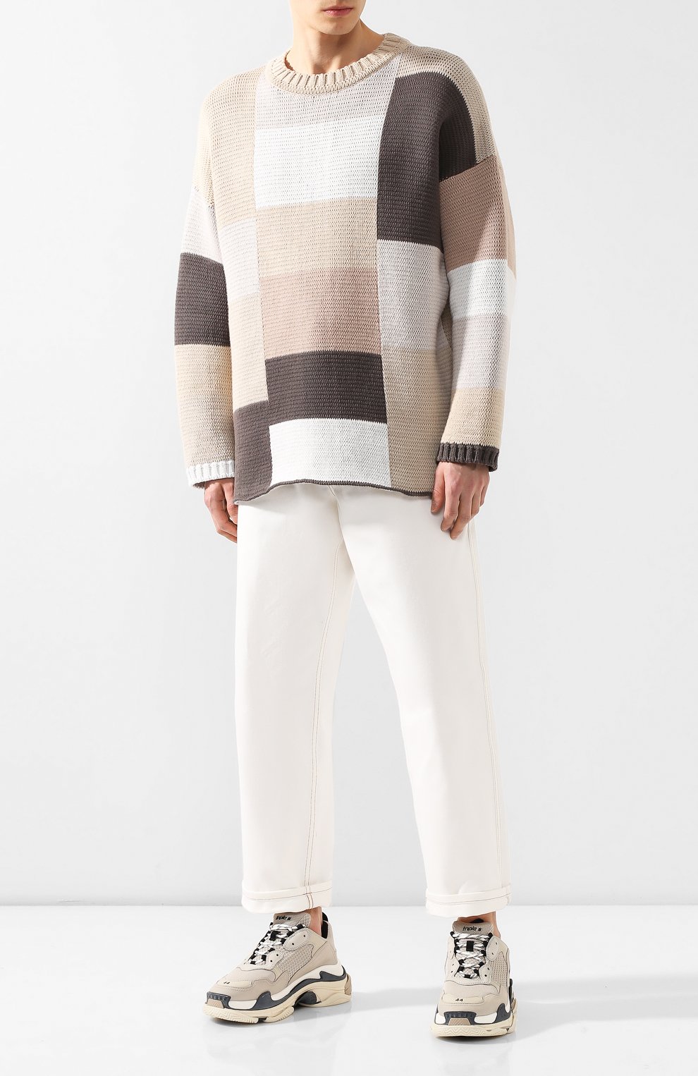 Хлопковый свитер JACQUEMUS, арт. 195KN05/5412A, фото 2