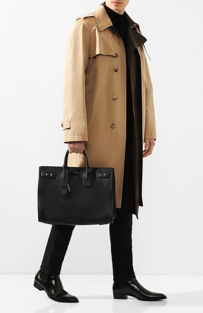 Кожаная сумка-тоут sac de jour SAINT LAURENT, арт. 478167/DTI0E, фото 2