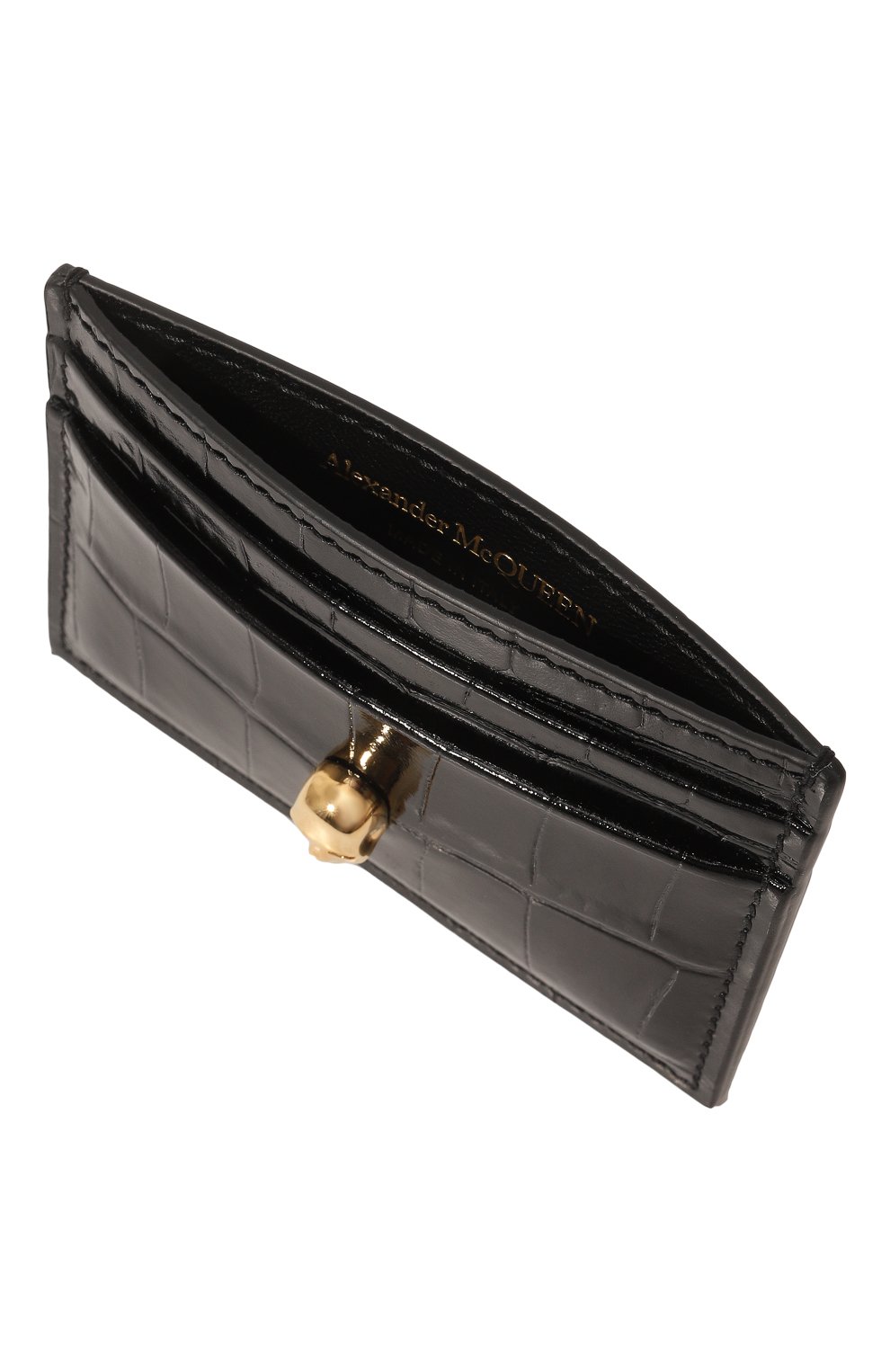 Кожаный футляр для кредитный карт ALEXANDER MCQUEEN, арт. 632038/1JMFG1050, фото 3