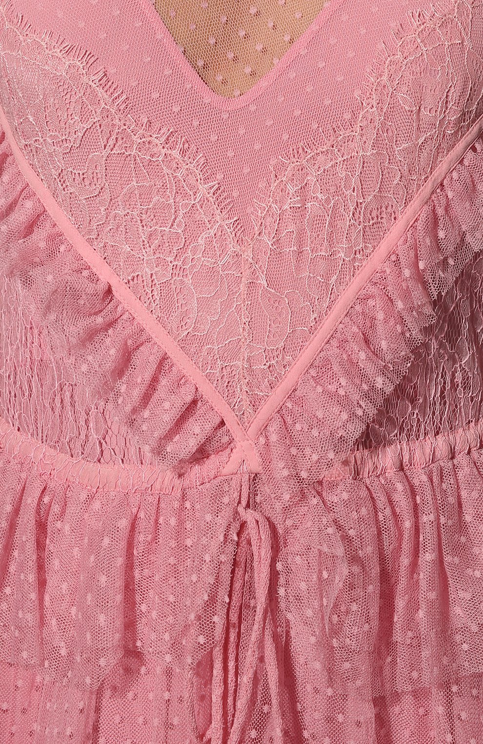 Кружевное платье ZUHAIR MURAD розового цвета по цене 861000 руб., арт. RDRS17-403-DL, фото 5 Кружевное платье ZUHAIR MURAD, арт. RDRS17-403-DL, фото 5