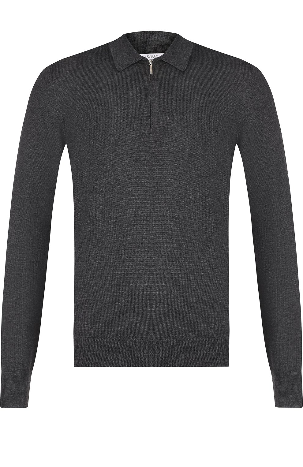 Шерстяное поло GRAN SASSO темно-серого цвета по цене 27500 руб., арт. 55125/14290, фото 1 Шерстяное поло GRAN SASSO, арт. 55125/14290, фото 1