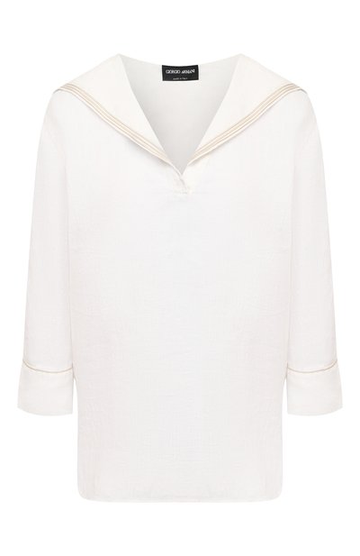 Женская льняная блузка GIORGIO ARMANI, арт. 0WHCCZ81/TZ644