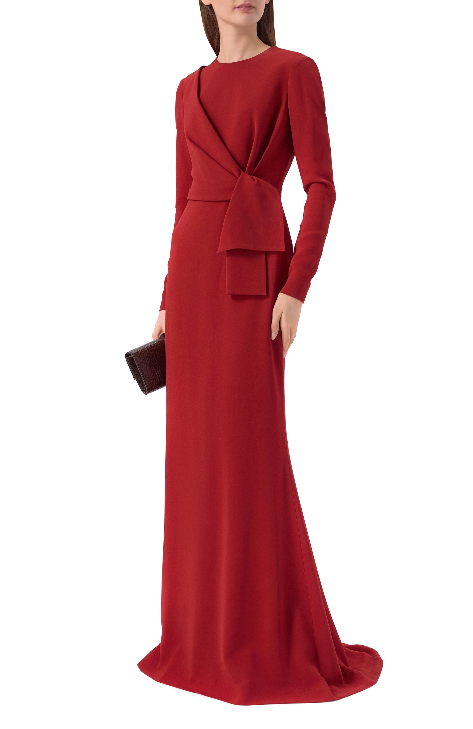 Платье из шелка и вискозы ELIE SAAB, арт. D0680NS25/CD003, фото 2