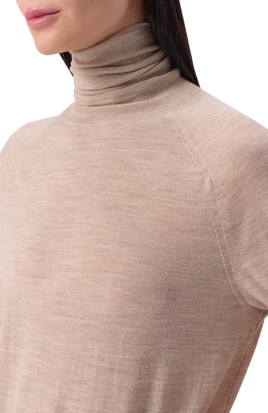 Шерстяная водолазка Petar Petrov F25K5 Бежевый  F25K5 Фото 5