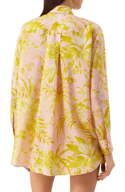 Шелковая блузка ZIMMERMANN розового цвета по цене 92250 руб., арт. 9613TSS245, фото 4 Шелковая блузка ZIMMERMANN, арт. 9613TSS245, фото 4