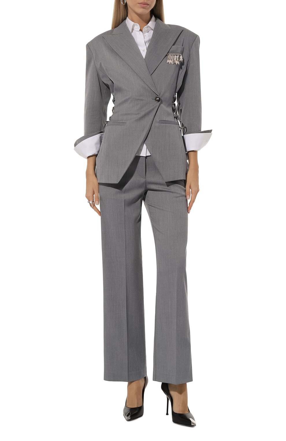 Кожаные туфли punk 100 ALEXANDER MCQUEEN, арт. 709994/WHSWD, фото 2