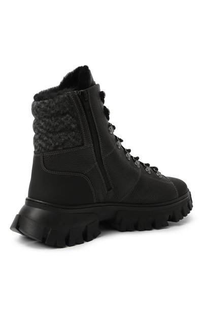 Комбинированные ботинки MISSOURI черного цвета по цене 32950 руб., арт. 85935 C/35-40, фото 3 Комбинированные ботинки MISSOURI, арт. 85935 C/35-40, фото 3