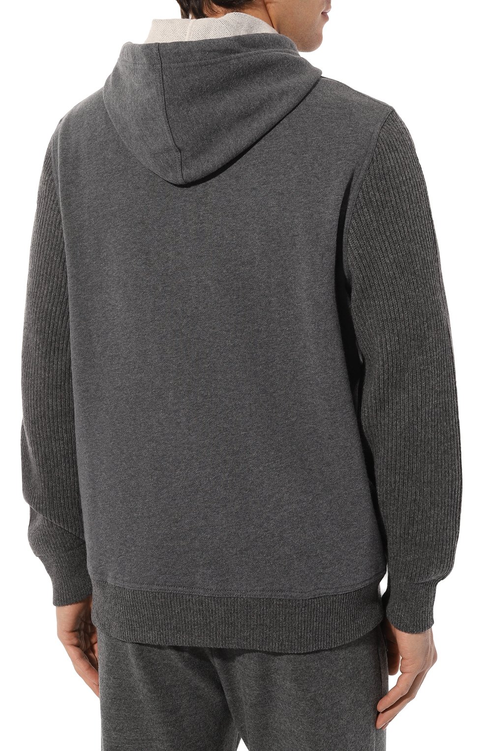 Хлопковая толстовка BRUNELLO CUCINELLI, арт. MTU23B2225, фото 4