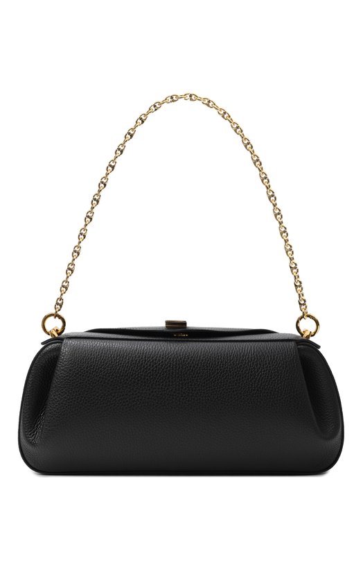 Сумка Oyster Clutch Yuzefi 0YSTER CLUTCH/PEBBLE GRAIN LEATHER Чёрный 0YSTER CLUTCH/PEBBLE GRAIN LEATHER