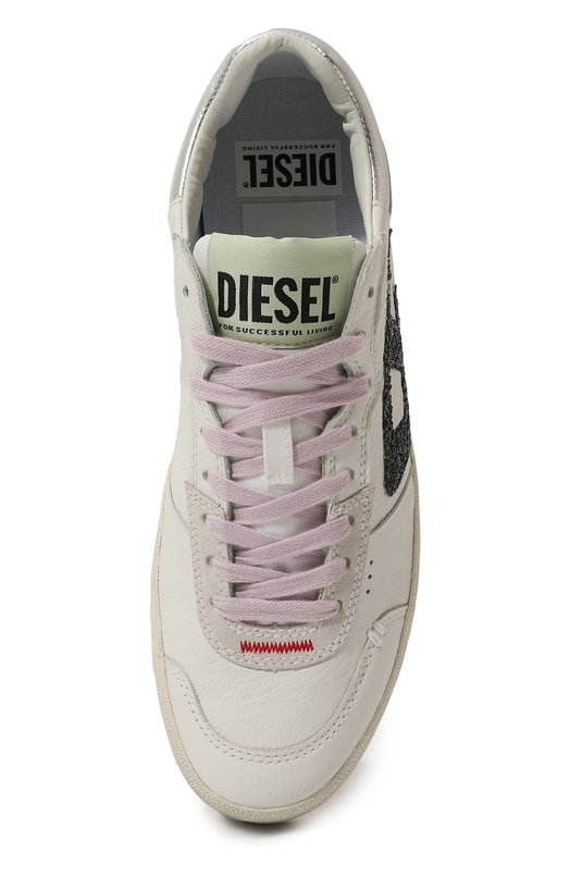 Кожаные кеды S-Leroji Diesel Y03340/P6894 Белый  Y03340/P6894 Фото 6