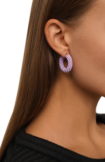 Серьги хупсы HIAYNDERFYT, арт. 1-11HPSSMRD(L), фото 2