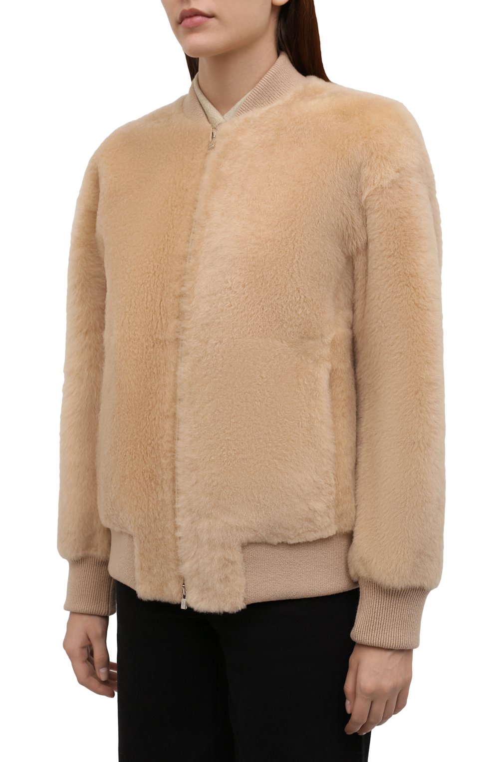 Бомбер из овчины LORO PIANA, арт. FAM1044, фото 3