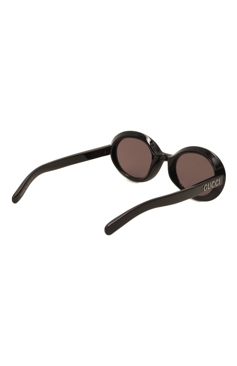Женские солнцезащитные очки GUCCI черного цвета, арт. GG1722SA 001 | Фото 4 (Региональные ограничения белый список (Axapta Mercury): Не проставлено; Нос: Не проставлено; Тип очков: С/з; Материал: Пластик; Оптика Гендер: оптика-женское; Очки форма: Круглые)