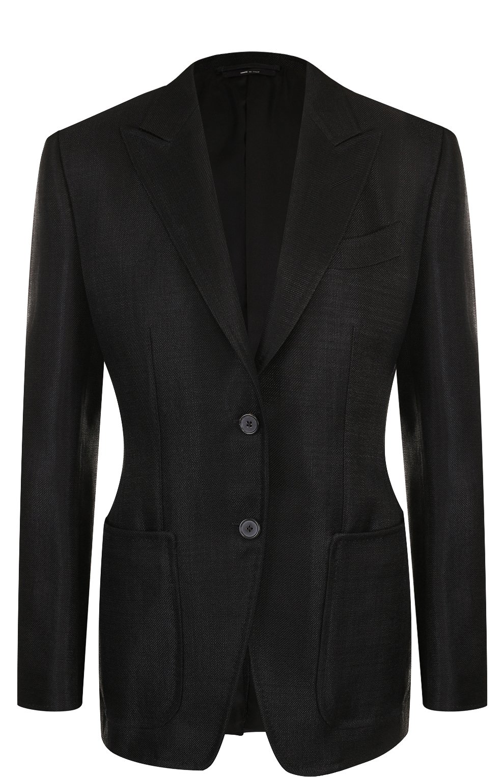 Приталенный однотонный жакет из вискозы TOM FORD, арт. GI2485-FAX319, фото 1