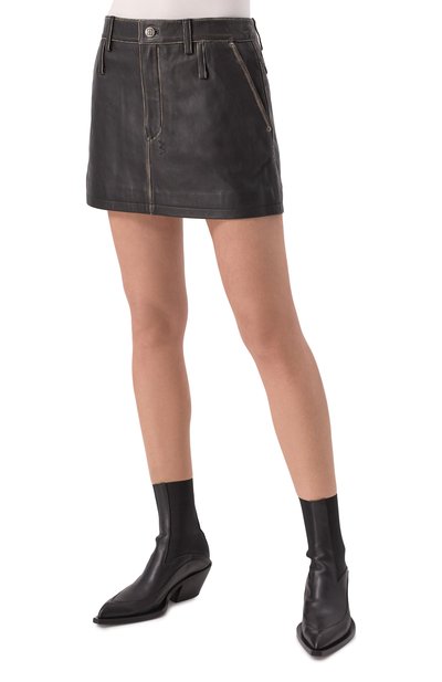 Кожаная юбка KSUBI, арт. WFA24SK006, фото 3