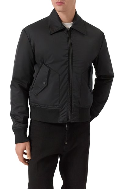 Бомбер BALMAIN черного цвета по цене 157000 руб., арт. FH1TFA50/XL24, фото 3 Бомбер BALMAIN, арт. FH1TFA50/XL24, фото 3