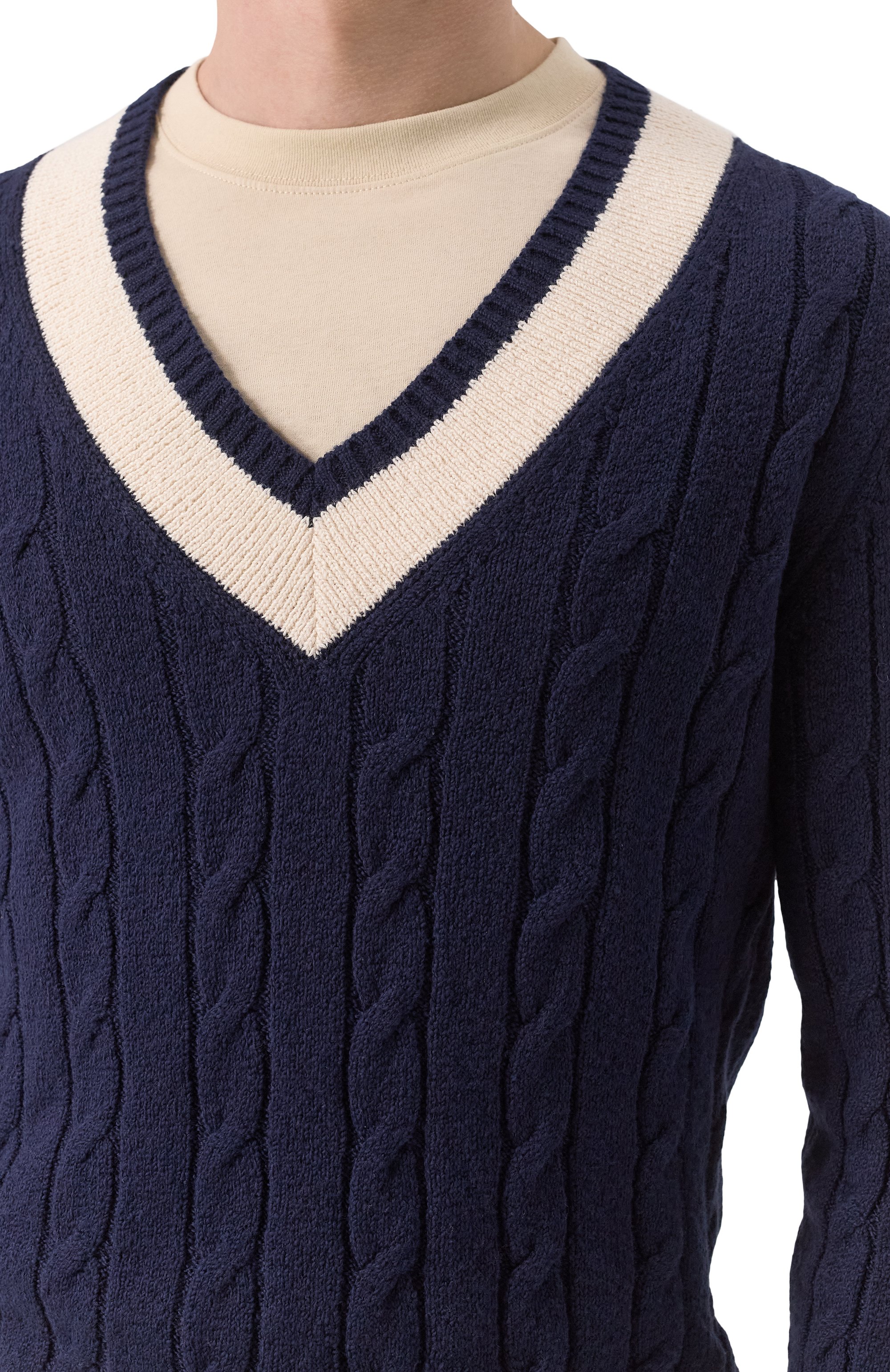 Хлопковый пуловер GRAN SASSO, арт. 23154/17403, фото 5