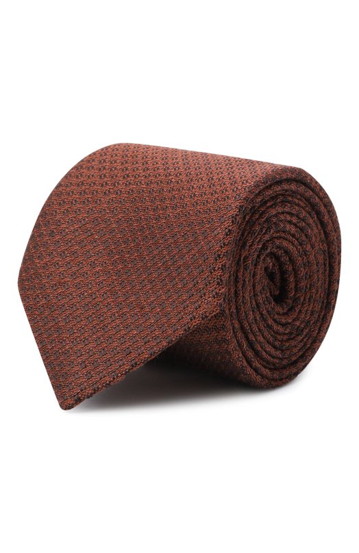 Шелковый галстук Canali 18/HJ04542 Коричневый 18/HJ04542