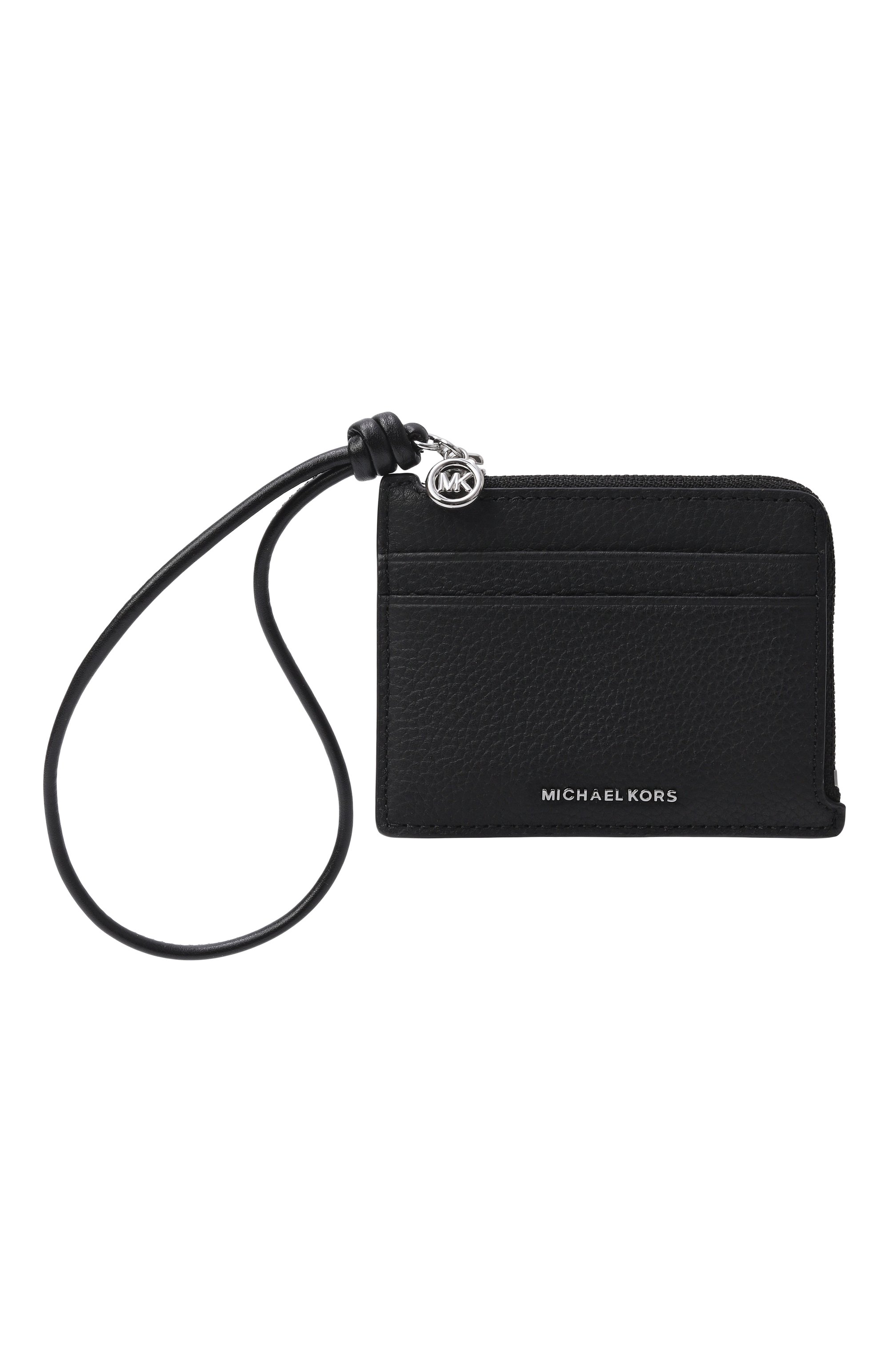 Кожаный футляр для кредитных карт MICHAEL MICHAEL KORS черного цвета по цене 10700 руб., арт. 32S6SJ6W1L, фото 1 Кожаный футляр для кредитных карт MICHAEL MICHAEL KORS, арт. 32S6SJ6W1L, фото 1