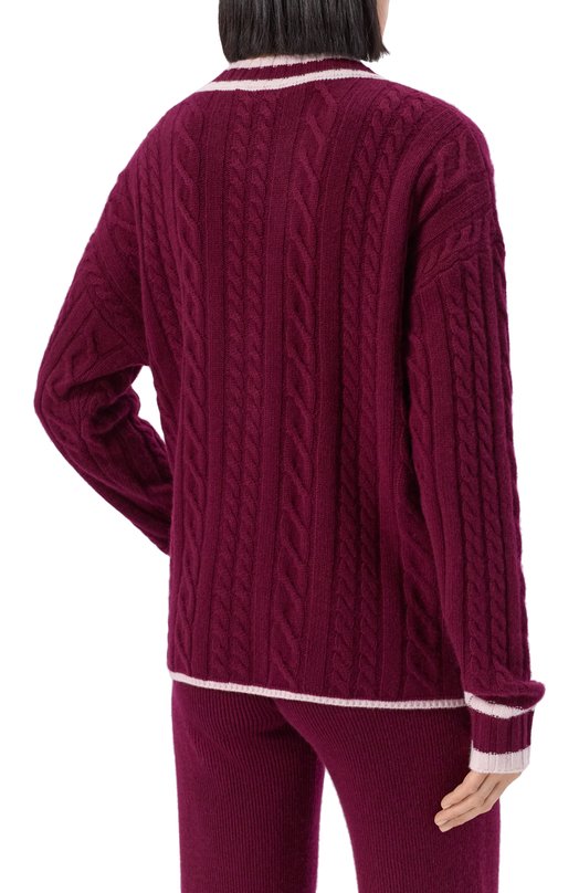 Кашемировый кардиган Addicted AD2506 Бордовый  AD2506 Фото 4