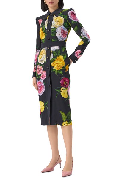 Платье из вискозы DOLCE & GABBANA, арт. F6TLDT/FSRPH, фото 3