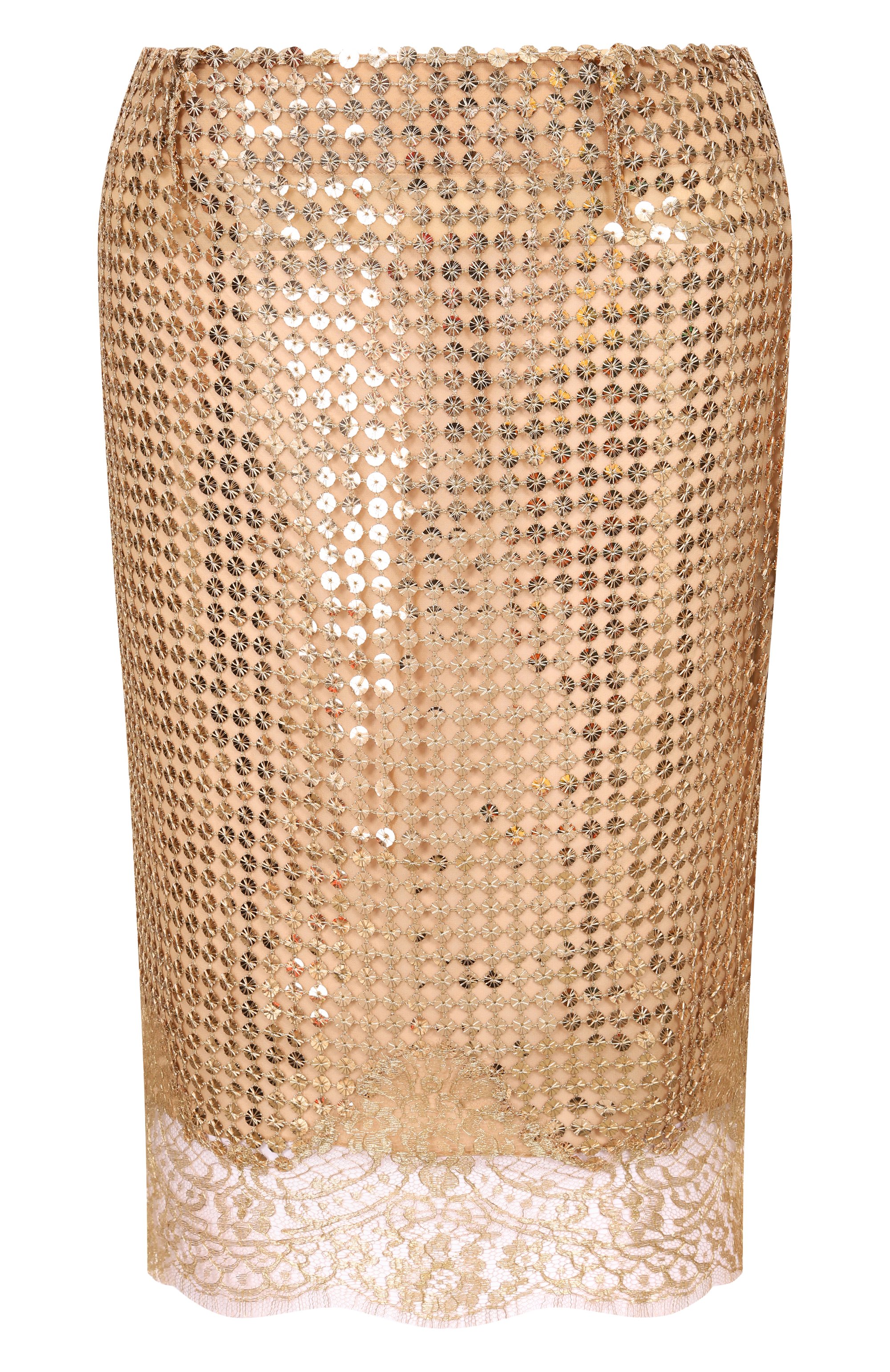 Юбка с отделкой пайетками ELIE SAAB, арт. SK324/PA013, фото 1