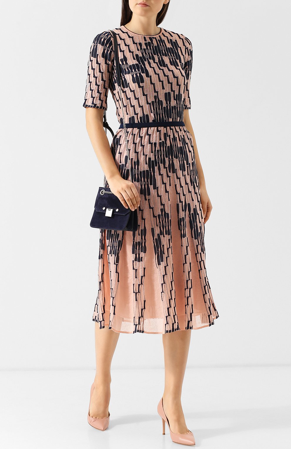 Топ с круглым вырезом M MISSONI розового цвета по цене 33800 руб., арт. QD3KC11N2TF, фото 2 Топ с круглым вырезом M MISSONI, арт. QD3KC11N2TF, фото 2